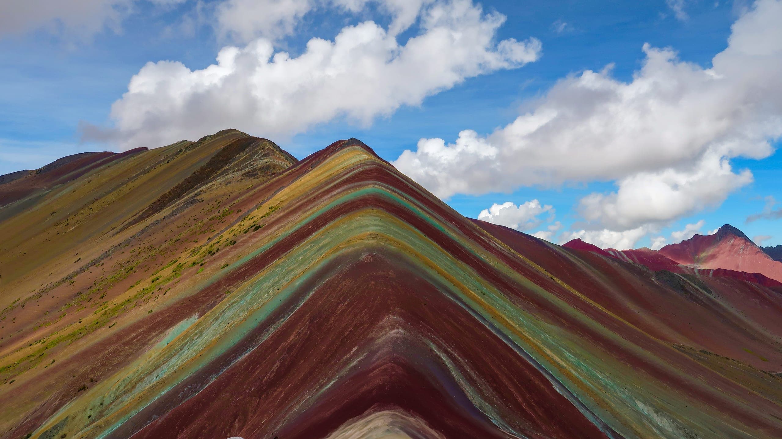 The ridge, in stripes — Peru
