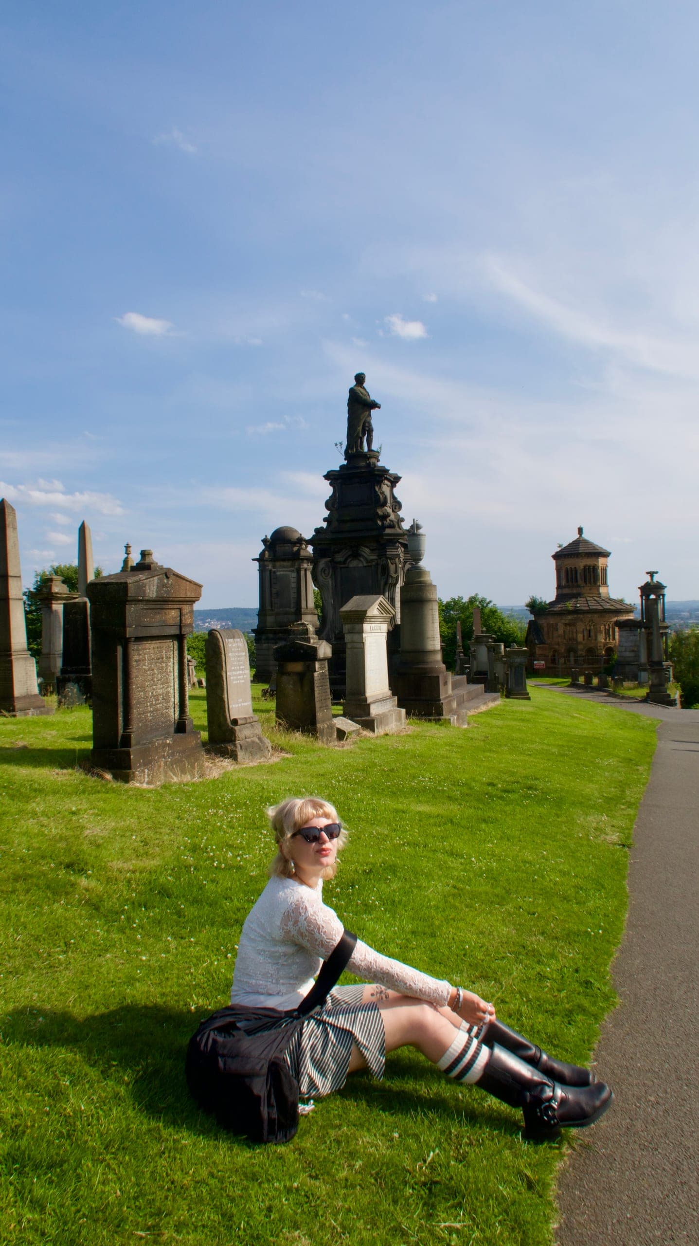 Among the monuments — Edinburgh