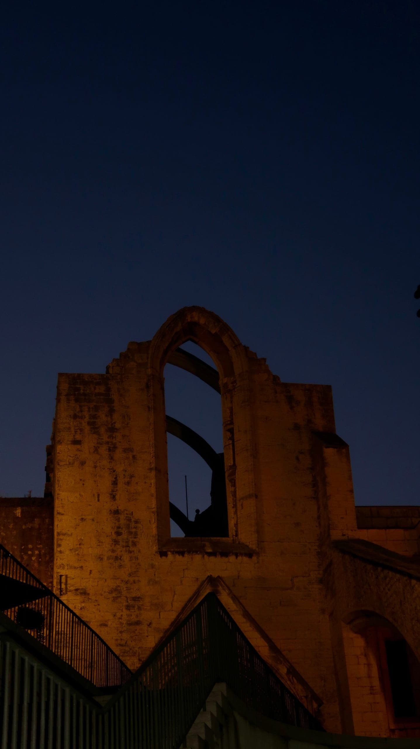 Carmo Convent, after dark — Portugal & Madeira