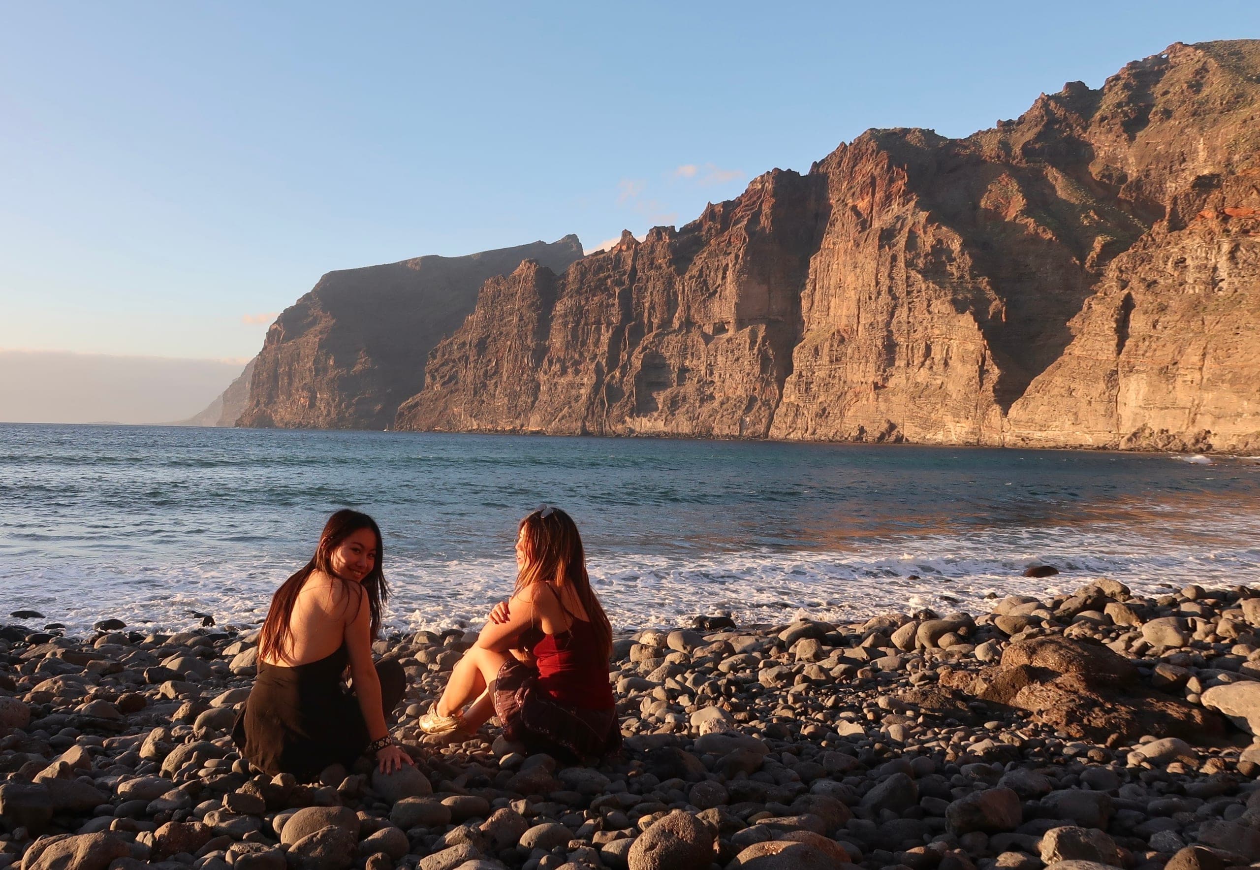 Los Gigantes, beach level — Tenerife