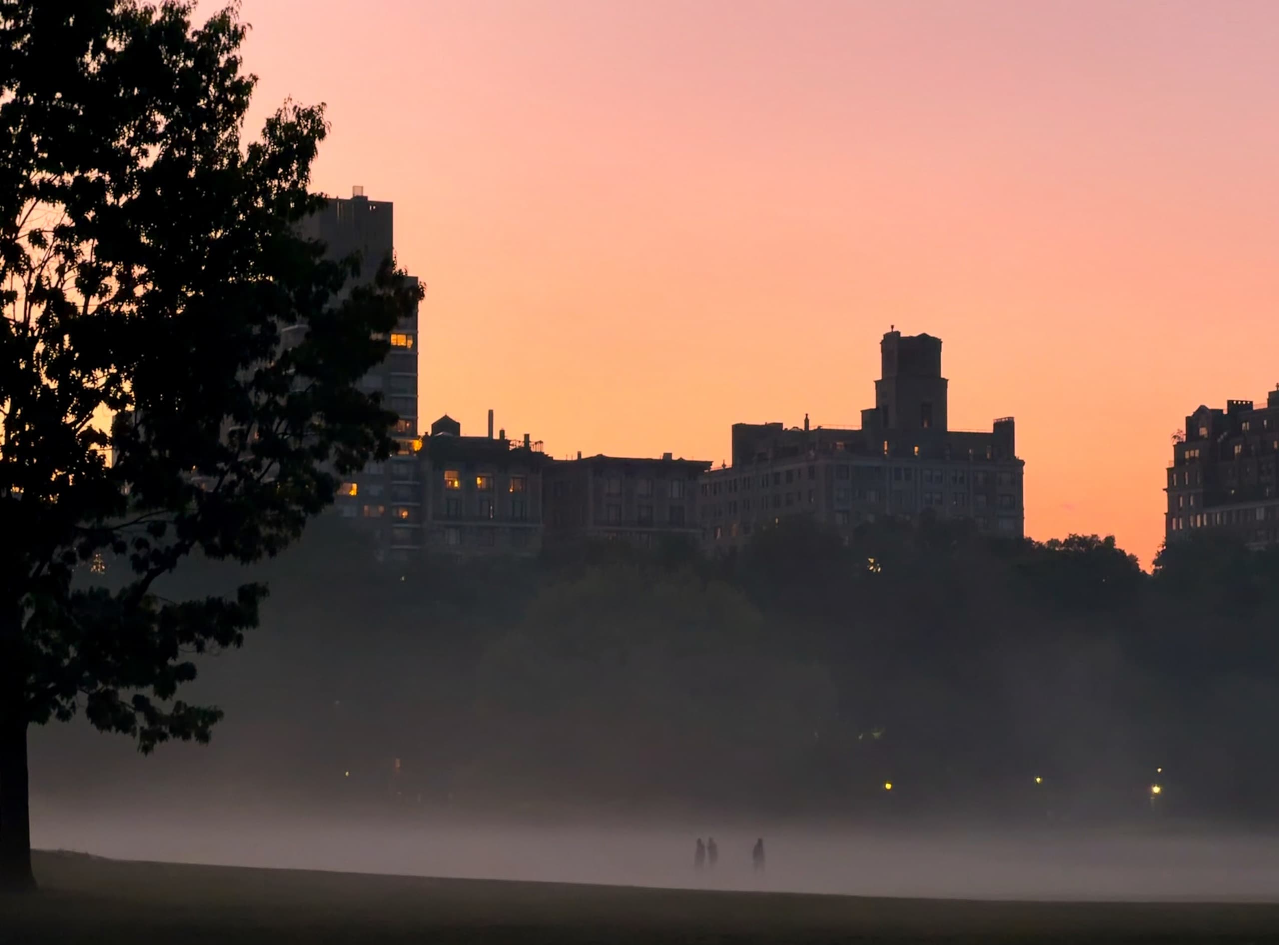First light over the skyline — New York