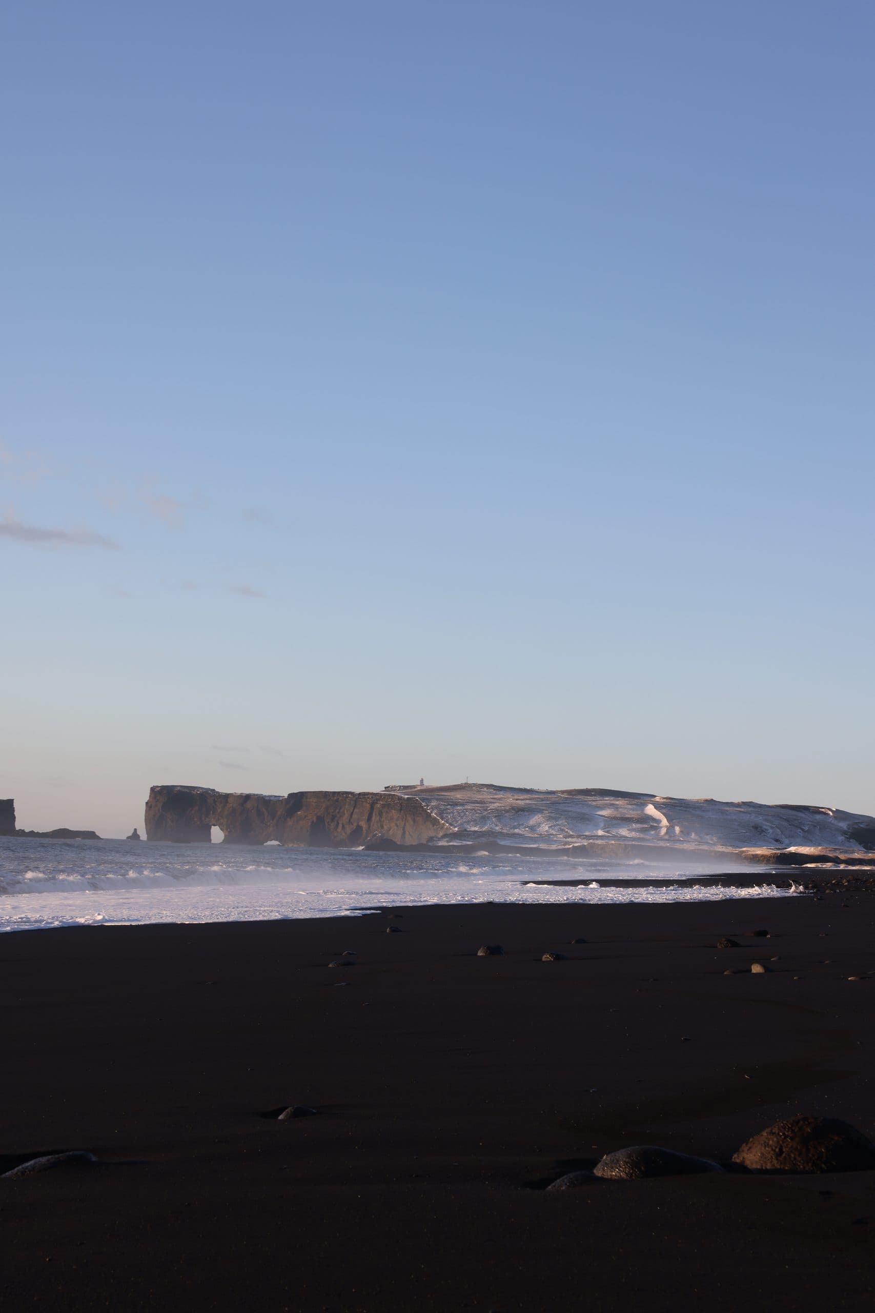 Reynisfjara, low light — Iceland