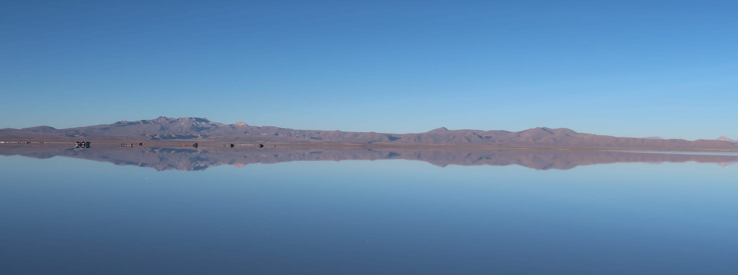 Sky and salt, indistinguishable — Bolivia