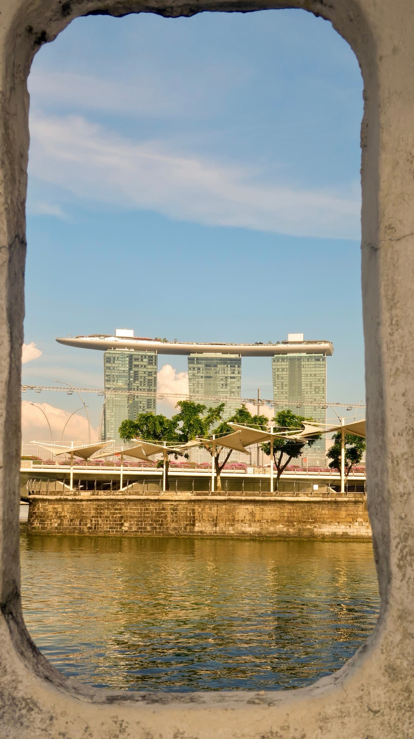 Marina Bay Sands, framed — Singapore
