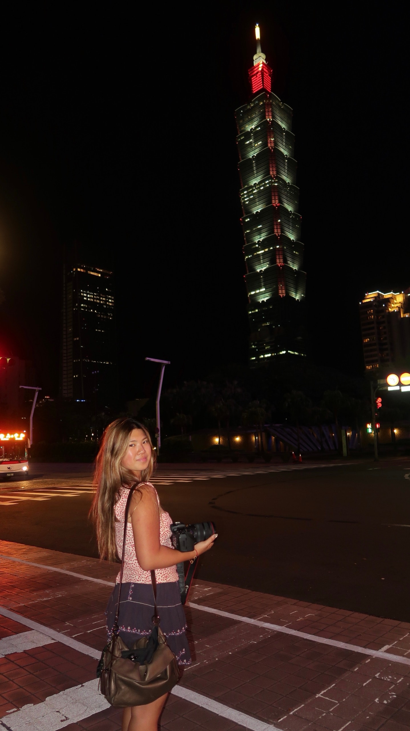 Taipei 101, after dark — Taiwan