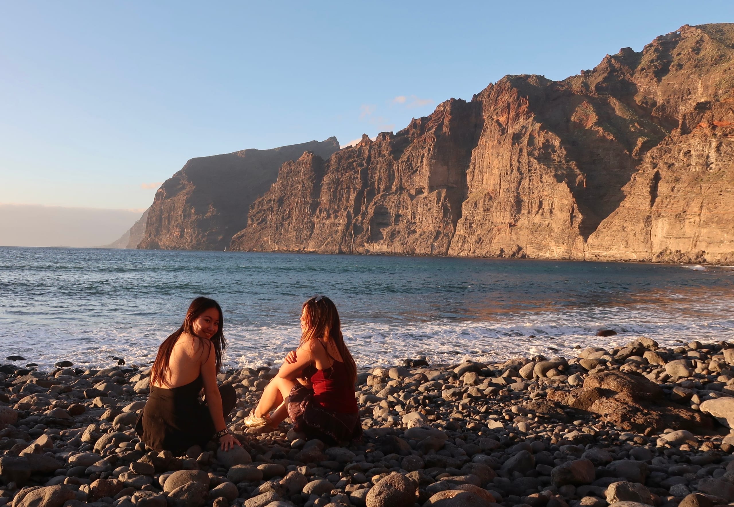 Los Gigantes, beach level — Tenerife